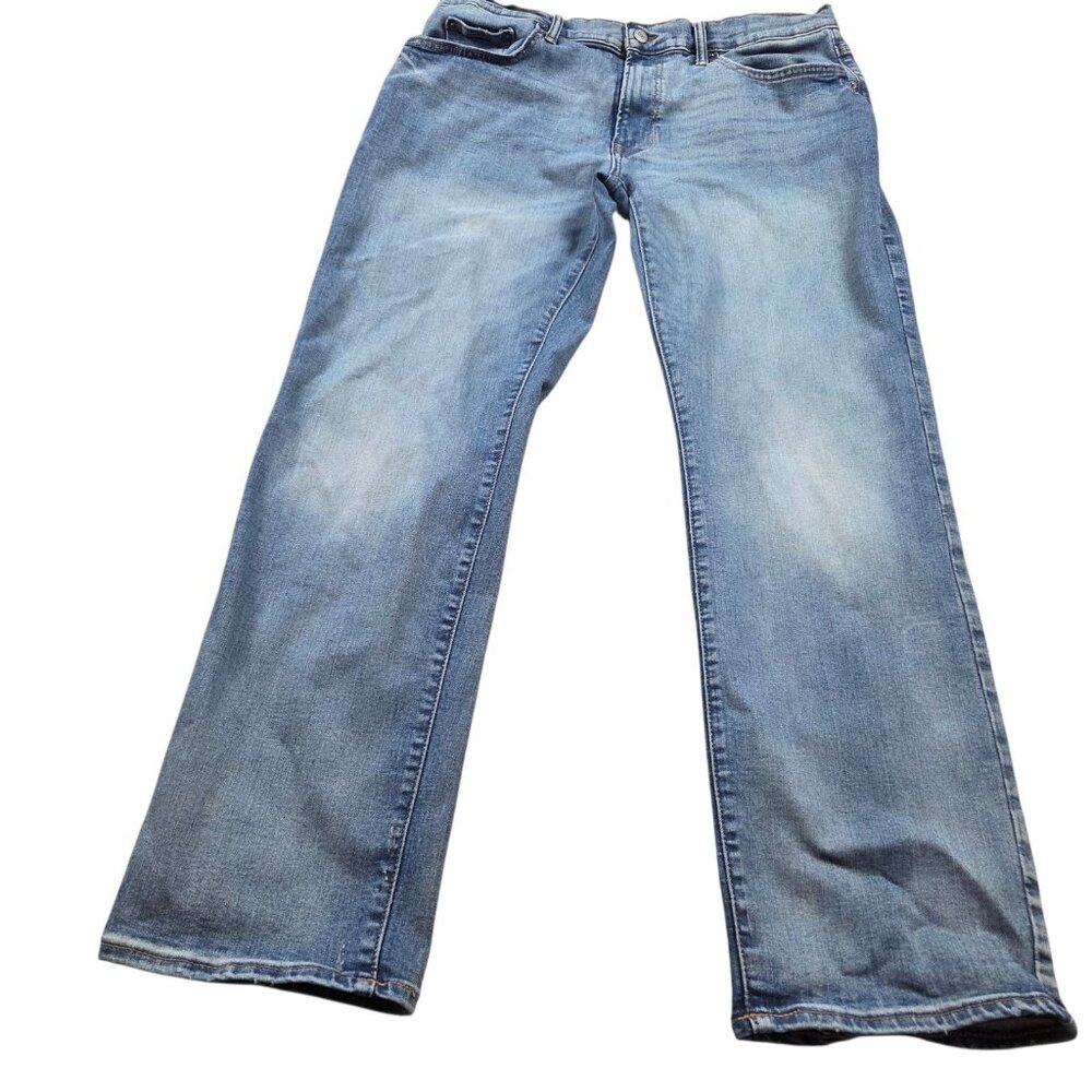 Arizona Jeans Mens 36x30 Straight Denim Dark Wash Denim